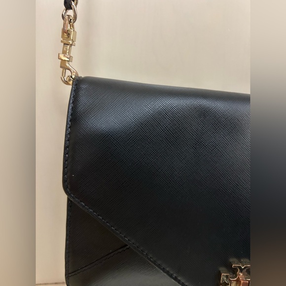 Tory Burch Black Crossbody with Gold Accents - Picture 2 of 5